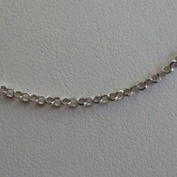Italian 22" Rolo Chain with Real 925 Sterling Silver - Picture 4 of 5